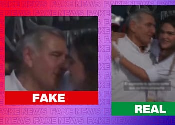 Foto de Adán Augusto y Andrea Chávez es fake sacada de contexto PORTADA