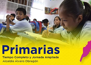 Primarias de Tiempo Completo en Álvaro Obregón portada