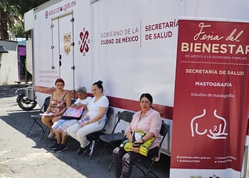 Se realizarán mastografías gratuitas en lo que resta del año en todas las alcaldías del CDMX. Imagen: Twitter de la Secretaria de Salud de la CDMX.