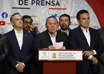 PRD queda fuera del proceso de selección del aspirante presidencial del Frente Amplio por México.
Imagen: Twitter @PRDMexico.