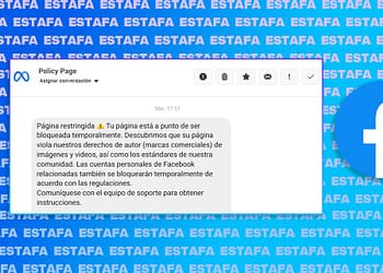 Estafa de reporte de Facebook Por qué me llegan mensajes a mi página PORTADA