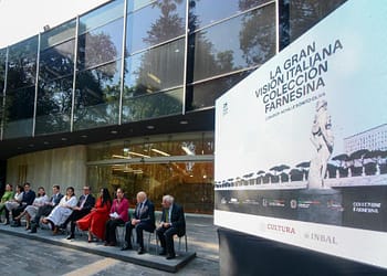 Llegó a México la Colección Farnesina, una selección de poco más de 70 obras representativas del arte italiano de los siglos XX y XXI, mismas que se pueden disfrutar en el Museo de Arte Moderno. Foto: https://inba.gob.mx/prensa/19561/el-museo-de-arte-moderno-presentala-gran-vision-italiana-coleccion-farnesinacurada-por-achille-bonito-oliva. INBAL.