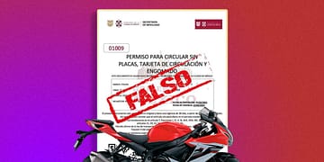 Permiso para circular sin placas para motos en CDMX no existe, es un fraude portada