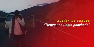 tienes una llanta ponchada estafa fraude alerta ponchallantas ok