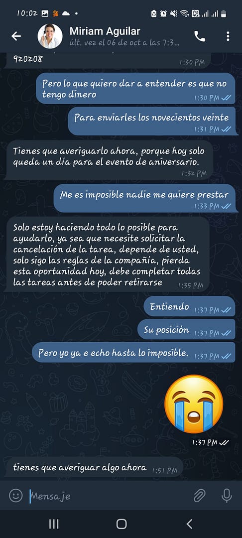 Me ofrecieron trabajo de Amazon desde casa y fue un fraude 1