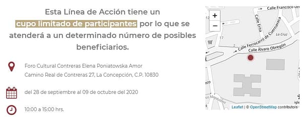 Aquí debes llevar tus documentos para pedir el apoyo en Magdalena Contreras