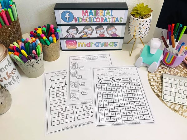Los materiales son para diferentes grados escolares 