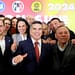 Alejandra del Moral reconoció a Enrique Vargas y Omar Ortega por su compromiso, madurez y amor hacia el Estado de México | Foto: Especial