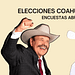 Jiménez y Guadiana lideran encuestas de Coahuila.