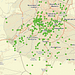 Mapa de las zonas con más registro de sismos de la CDMX. FOTO: Atlas de Riesgos