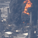 Un incendio fue reportado en Deer Park, Texas. El siniestro fue a un lado de una refinería de Pemex. FOTO: Captura de pantalla
