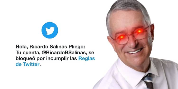 Por qué Twitter suspendió la cuenta de Ricardo Salinas Pliego portada