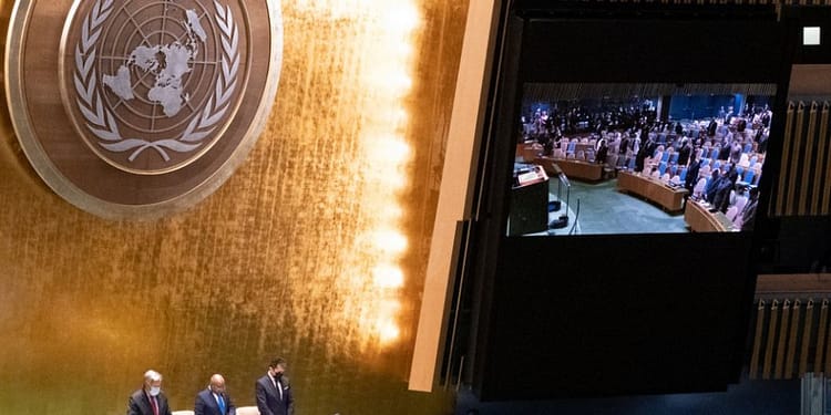 Con un desgarrador llamado de atención António Guterres dio la bienvenida al debate: Nuestro mundo está en un gran problema | Foto: Twitter ONU