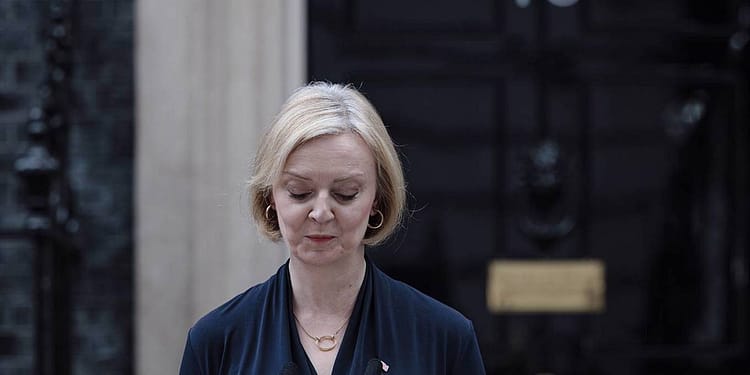 La rápida caída del poder de Liz Truss parece haber resultado de un choque entre lo que los economistas llaman dominio fiscal Foto: Project Syndicate