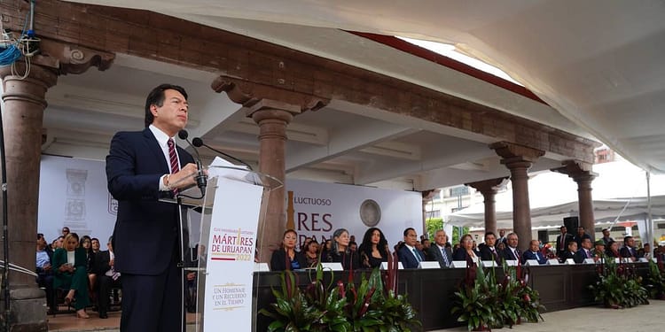 El líder morenista retomó cifras del INEGI, las cuales indican que el 86.6% de los mexicanos confía en la Marina Foto: Especial