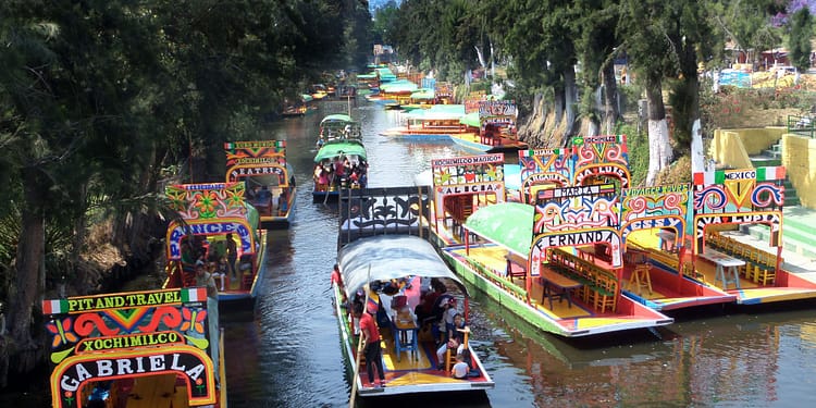 trajineras de Xochimilco
