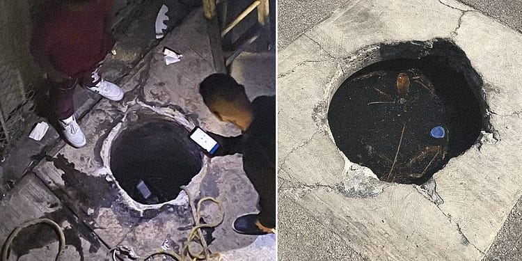 Robar tapas de coladeras es ilegal y mata gente; decenas de personas caen y no sobreviven portada