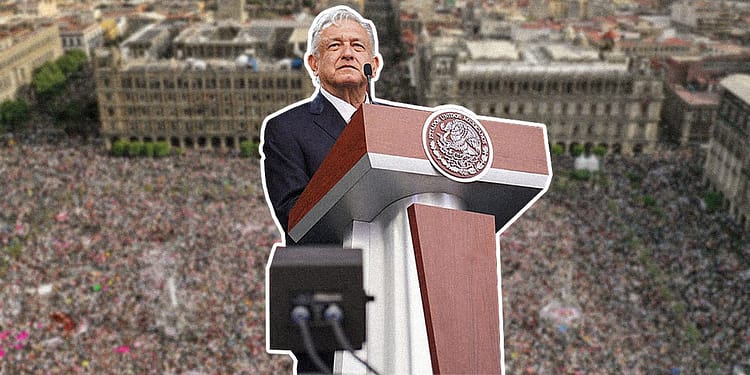 por qué marchará amlo este domingo portada