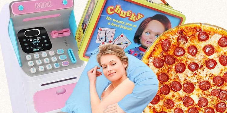 Cobija de pizza regalos divertidos broma dia de reyes portada