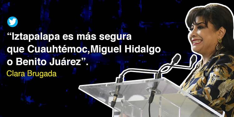 Clara Brugada presume que Iztapalapa es segura, pero los habitantes opinan lo contrario portada