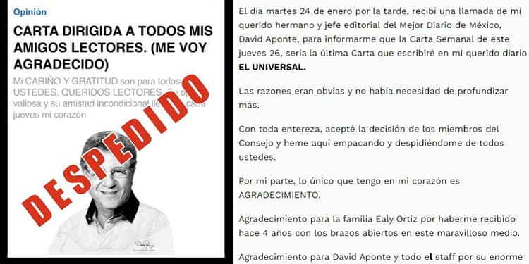 Despiden-Carlos-Alazraki-El Universal