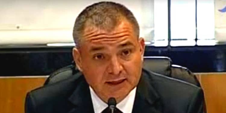 En el segundo día de testimonios, Sergio Villarreal, alias El Grande, dijo cómo fue la guerra entre los cárteles | Foto: Canal del Congreso