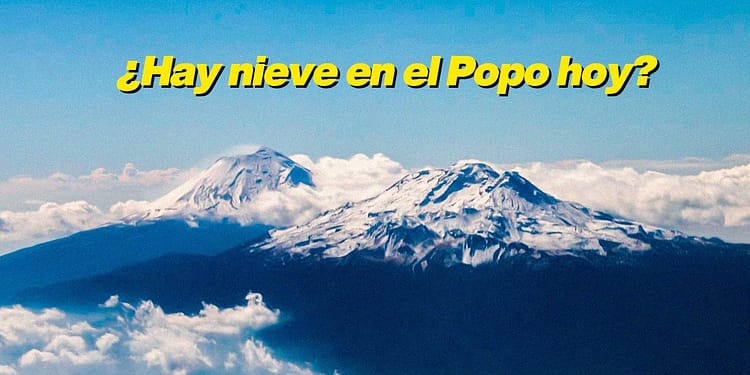 Cuándo cae nieve en el Popocatépetl e Iztaccíhuatl portada ok