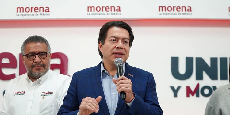 Mario Delgado, agradeció a los legisladores por la “inclusión” y el mensaje de unidad en sus reuniones plenarias al invitar a los posibles aspirantes a la presidencia de la República | Foto: Twitter Mario Delgado