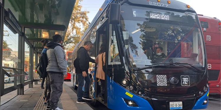 trabajo trolebus cdmx chofer