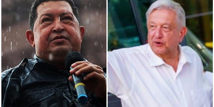 Hugo Chávez y Andrés Manuel Foto: Datanoticias