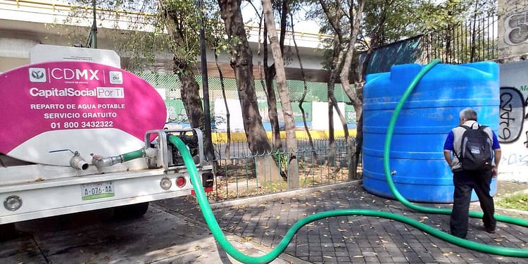 Durante los próximos tres meses, las 16 alcaldías de la CDMX sufrirán diversas afectaciones por la reducción de agua implementada para combatir la temporada de estiaje/ imagen: Twitter del DIF