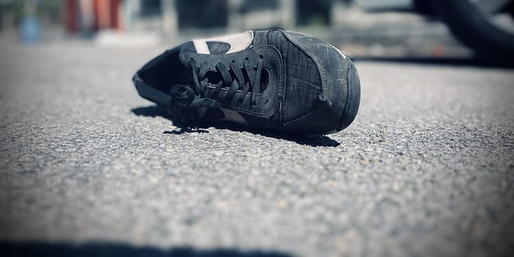 En la mayoría de los accidentes a las personas que reciben el impacto se les sale un zapato Foto: Datanoticias
