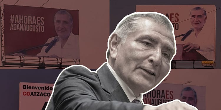 Adán Augusto López se promociona en espectaculares rumbo a 2024 portada
