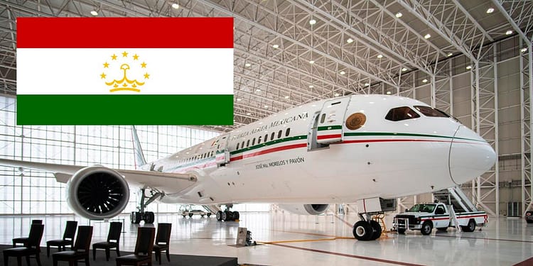 Tayikistán donde esta avion prsidencial venta amlo portada