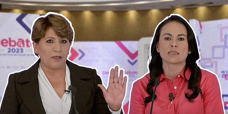 debate edomex delfina gomez alejandra del moral ataques corrupcion portada