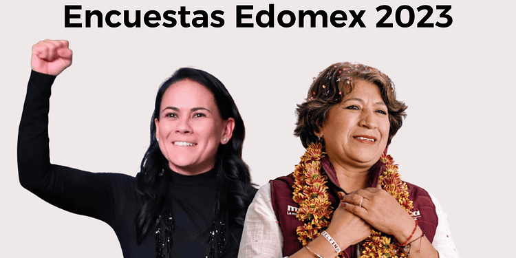 Delfina Gómez puntera en las elecciones Edomex 2023.