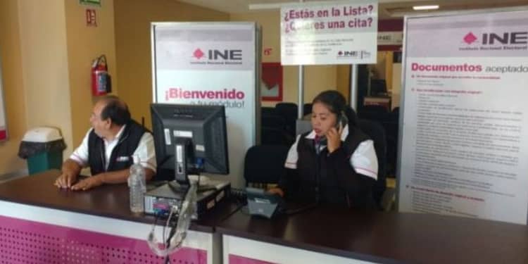 módulos del INE Semana Santa 2023 Credencial de elector