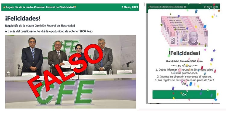 CFE regalo Día de las Madres