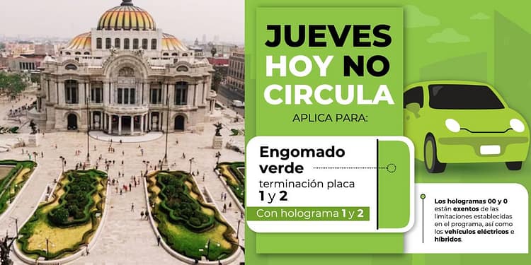 Hoy no circula 1 de junio 2023