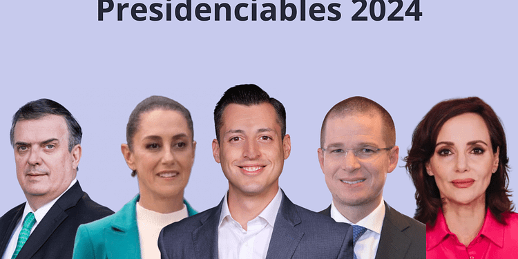 Presidenciables listos para las elecciones 2024, solo falta seleccionar al mejor.