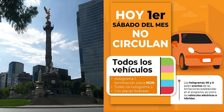 Hoy no circula 3 de junio 2023 sábado