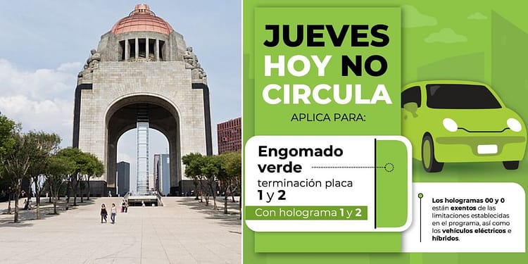 Hoy no circula 8 de junio