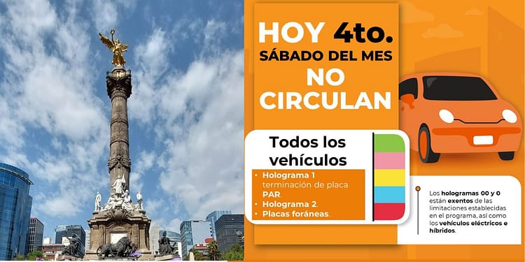 Hoy No Circula 24 de junio 2023 sábado