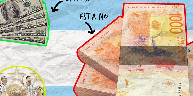 pesos argentinos no aceptan portada OK