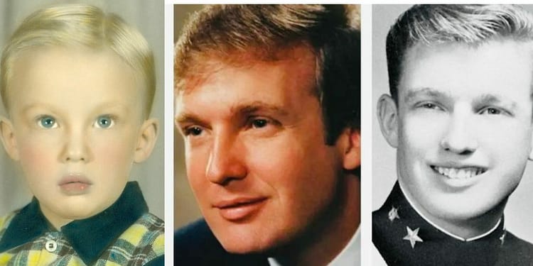 Donald Trump a lo largo de los años