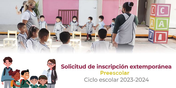 Inscripción extemporánea preescolar CDMX 2023-2024. Fechas oficiales y trámites portada