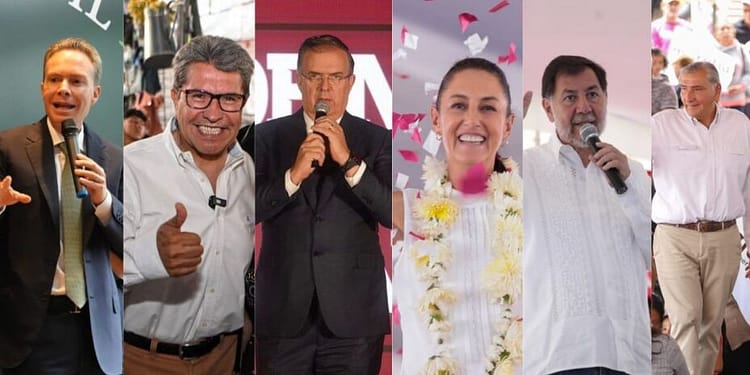 Última oportunidad para apoyar a tu corcholata favorita. Estos serán sus cierres de campaña.