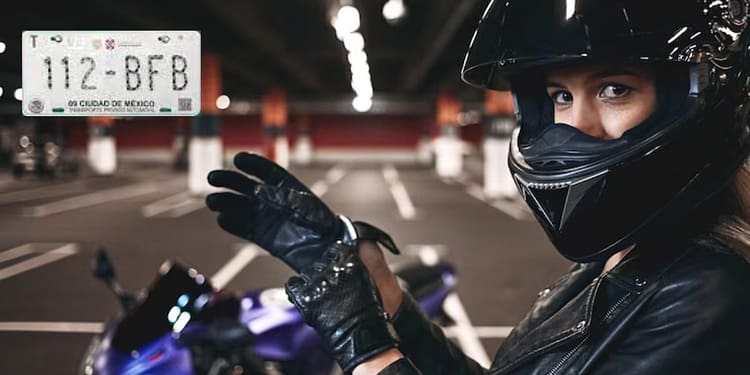 cita placas CDMX moto