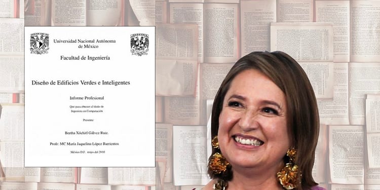 ¿Xóchitl Gálvez plagio su tesis de ingeniería?