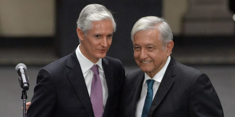 Alfredo del Mazo y AMLO